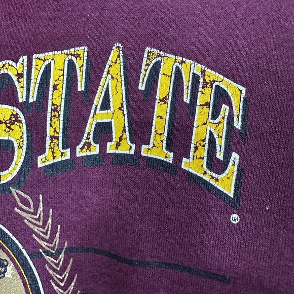 Vintage 90's Florida State Seminoles Crewneck Sweatshirt Mens Red Large Pullover - Picture 5 of 9